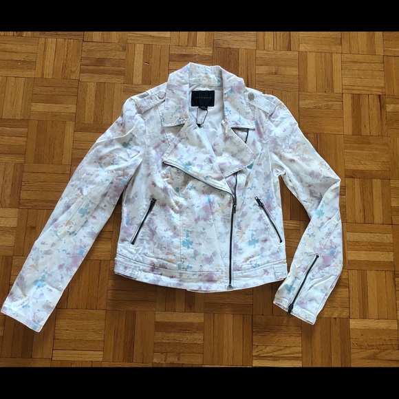 NWT Floral biker jacket - Picture 1 of 3